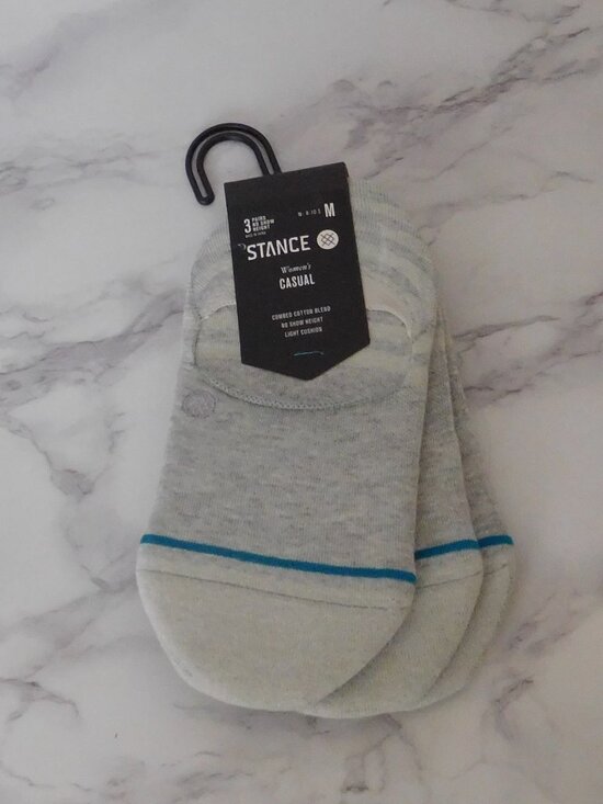 Stance Accessories - NEW 3 Pairs Woman's Stance Gray No Show Socks sz M 8-10.5